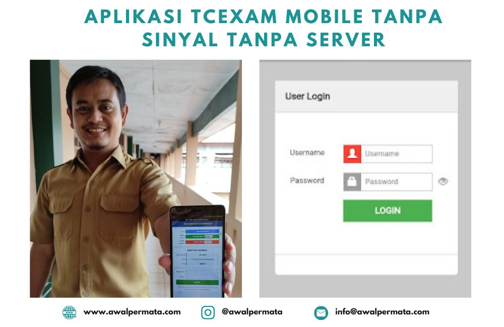 TCExam Mobile Aplikasi Tanpa Sinyal Tanpa Server